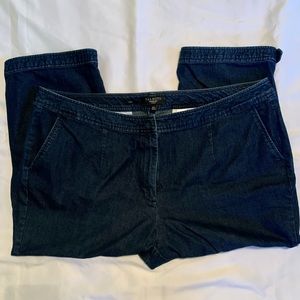 Talbots women’s plus denim ankle pants jeans EUC